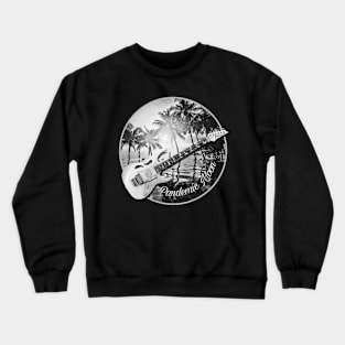 Pandemic Moon- Vintage Electric Sunset Crewneck Sweatshirt